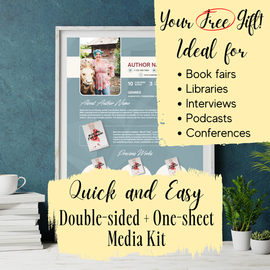 Media Kit Template – Quick & Easy One-Sheet Printable for Canva