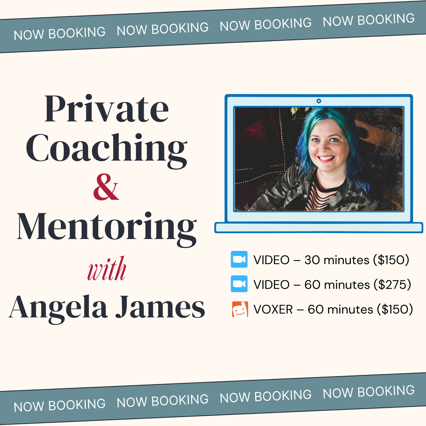 Private Coaching & Mentoring with Angela James